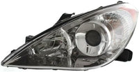 Set Of 2 Front Head Light Assembly Plastic Left Driver & Right Passenger Side Direct Replacement Compatible With 2004-2006 Toyota Solara TO2502152 TO2503152 81150AA080 81110AA080