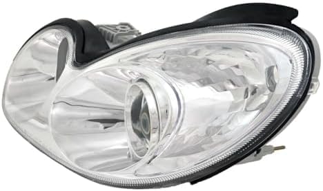 Set Of 2 Front Headlight Assembly Right Passenger & Left Driver Side Direct Replacement Compatible With 2002-2005 Hyundai Sonata HY2502126 HY2503126 921013D050 921023D050