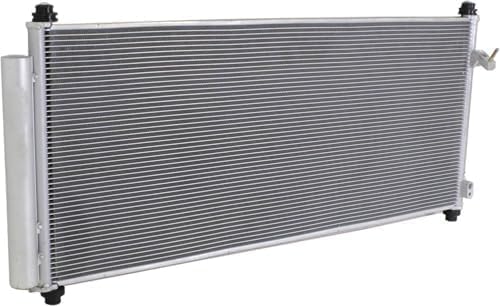 Front A/C Condenser Aluminum Core Direct Replacement Compatible With 2010-2014 Honda Insight / 2011-2016 CR-Z HO3030154 80110TM8A01 80100SZTG01