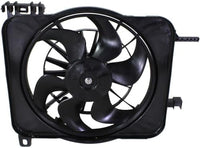 Front Radiator Fan Shroud Assembly Plastic with Air Conditioning Direct Replacement Compatible with 1995-2002 Chevrolet Cavalier GM3115106 22645919