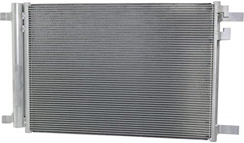 Front AC Condenser Aluminum Core Direct Replacement Compatible With 2015-2020 Audi A3 / S3 / 2016-2018 A3 Sportback E-Tron AU3030137 5Q0816411BF