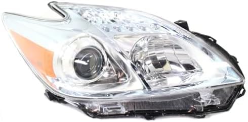 Set Of 2 Front Headlight Lens And Housing Right Passenger & Left Driver Side Direct Replacement Compatible With 2010-2011 Toyota Prius TO2518122 TO2519122 8117047211 8113047211