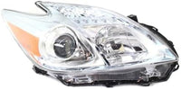 Set Of 2 Front Headlight Lens And Housing Right Passenger & Left Driver Side Direct Replacement Compatible With 2010-2011 Toyota Prius TO2518122 TO2519122 8117047211 8113047211