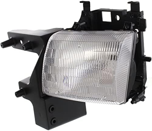 Set Of 2 Front Headlight Assembly Right Passenger & Left Driver Side Direct Replacement Compatible With 1998-2003 Dodge Ram Full Size Van CH2502118 CH2503118 55076525AC 55076524AC