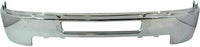 Front Bumper Impact Bar Chrome + Grille + Upper Cover + Lower Valance + Extension Textured Direct Replacement Compatible With 2011-2014 Chevrolet Silverado 2500HD 3500 GM1014106