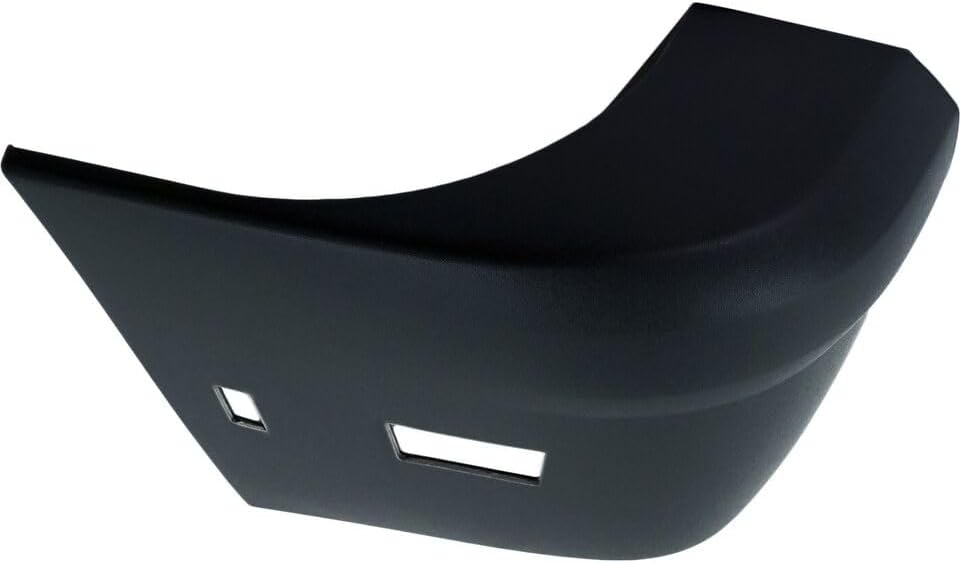 Set Of 2 Rear Bumper End Cap Textured Left Driver & Right Passenger Side Direct Replacement Compatible With 2010-2013 Ford Transit Connect FO1105133 FO1104133 9T1Z17F774CA