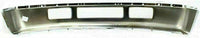 Front Bumper Chrome + Upper Cover + Lower Valance Panel + License Plate Bracket + Fog Lights Left & Right Side Direct Replacement Compatible With Ford F-Series Super Duty 2005-2007