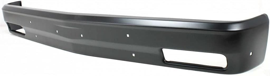 Front Bumper Primed Steel Without Molding Holes Direct Replacement Compatible With 1983-1994 Chevrolet S10 Blazer / 1982-1993 S10-Pickup GM1002138 14030576
