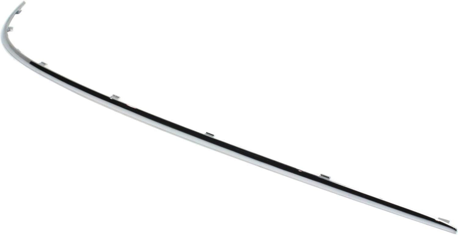Set Of 2 Rear Bumper Outer Impact Strip Molding Chrome Left Driver & Right Passenger Side Direct Replacement Compatible With 2003-2006 Mercedes Benz E-Class 21188003129744