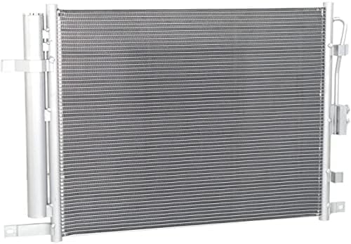 Front A/C Condenser Aluminum Core Direct Replacement Compatible With 2010-2011 Kia Soul KI3030123 976062K100