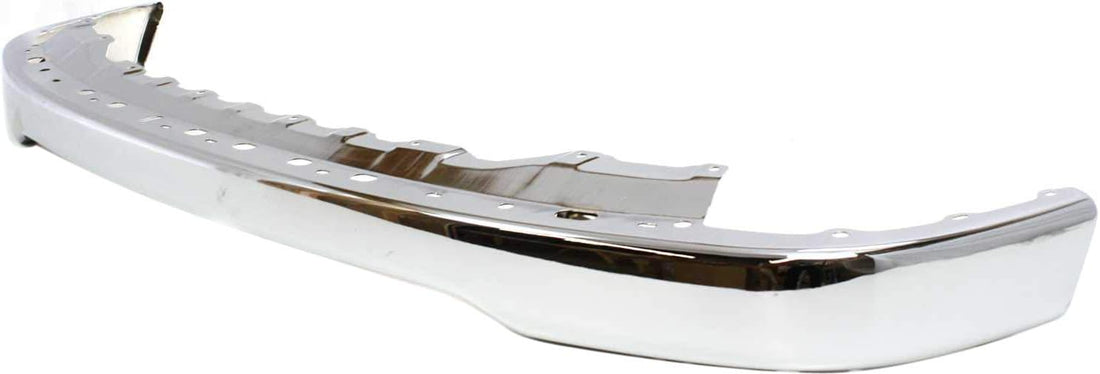 Front Bumper Face Bar Chrome Steel Direct Replacement Compatible With 2001-2004 Toyota Tacoma TO1002174 52101AD030
