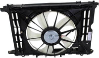 Front Radiator Cooling Fan Assembly Plastic Direct Replacement Compatible with 2009-2013 Toyota Corolla TO3115156 167110T040-PFM