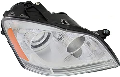 Set Of 2 Front Head Light Assembly Halogen Right Passenger And Left Driver Side Direct Replacement Compatible With 2007-2012 Mercedes Benz GL-Class MB2503202 MB2502202 1648204859