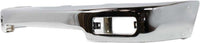 Front Bumper Face Bar Chrome Steel Direct Replacement Compatible With 1996-1998 Toyota 4Runner TO1002172 5210135320
