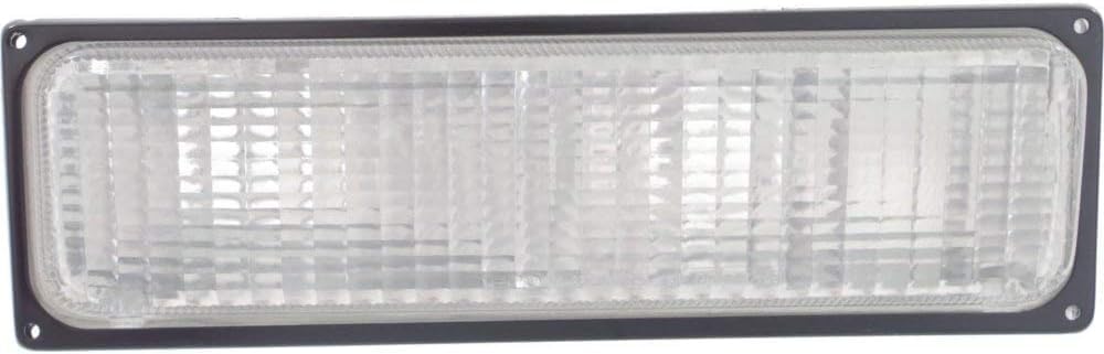 Set Of 2 Front Signal Light Lens And Housing Right Passenger & Left Driver Side Direct Replacement Compatible With 1988-1989 Chevrolet & GMC C/K Series GM2521103 GM2520103 5974336