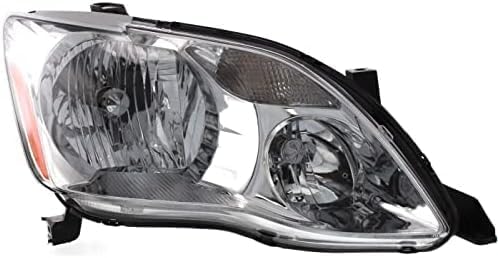 Set Of 2 Front Head Light Assembly Plastic Left Driver & Right Passenger Side Direct Replacement Compatible With 2005-2007 Toyota Avalon TO2502162 TO2503162 81150AC050 81110AC050