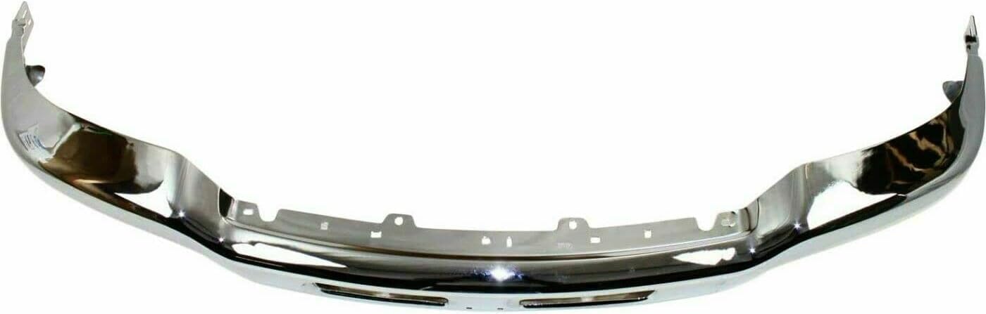 AUTOS PARTS PLUS New Front Bumper Face Bar Chrome Without Bracket Direct Replacement For GMC Sierra 1500 2500HD 3500 2003-2006 15098990 GM1002418