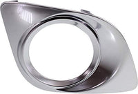 Front Fog Light Molding Chrome Right Passenger Side Direct Replacement Compatible With 2009-2012 Toyota Venza TO1039133 521270T010