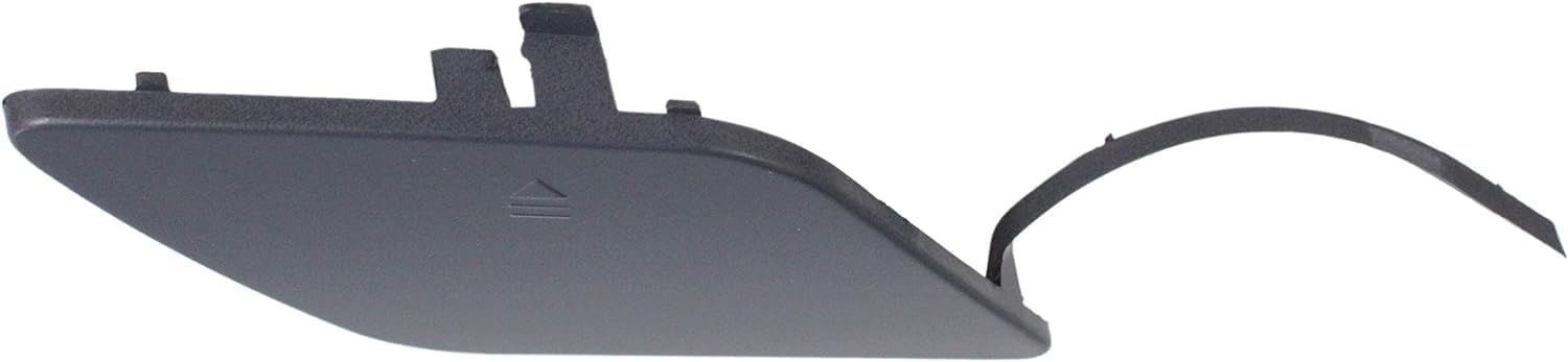 Front Bumper Tow Hook Cover Primed Right Passenger Side Direct Replacement Compatible With 2012-2015 Mercedes Benz C-Class MB1029109 20488505269999 204885052664999