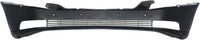 Front Bumper Cover Primed Plastic + Grille Chrome Shell and Insert Direct Replacement Compatible With 2006-2011 Cadillac DTS
