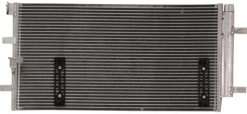 Front AC Condenser Aluminum Core With Receiver Drier Direct Replacement Compatible With 2009-2013 Audi Q5 / 2008-2017 S5 / 2008-2012 A5 AU3030132 8K0260403AF