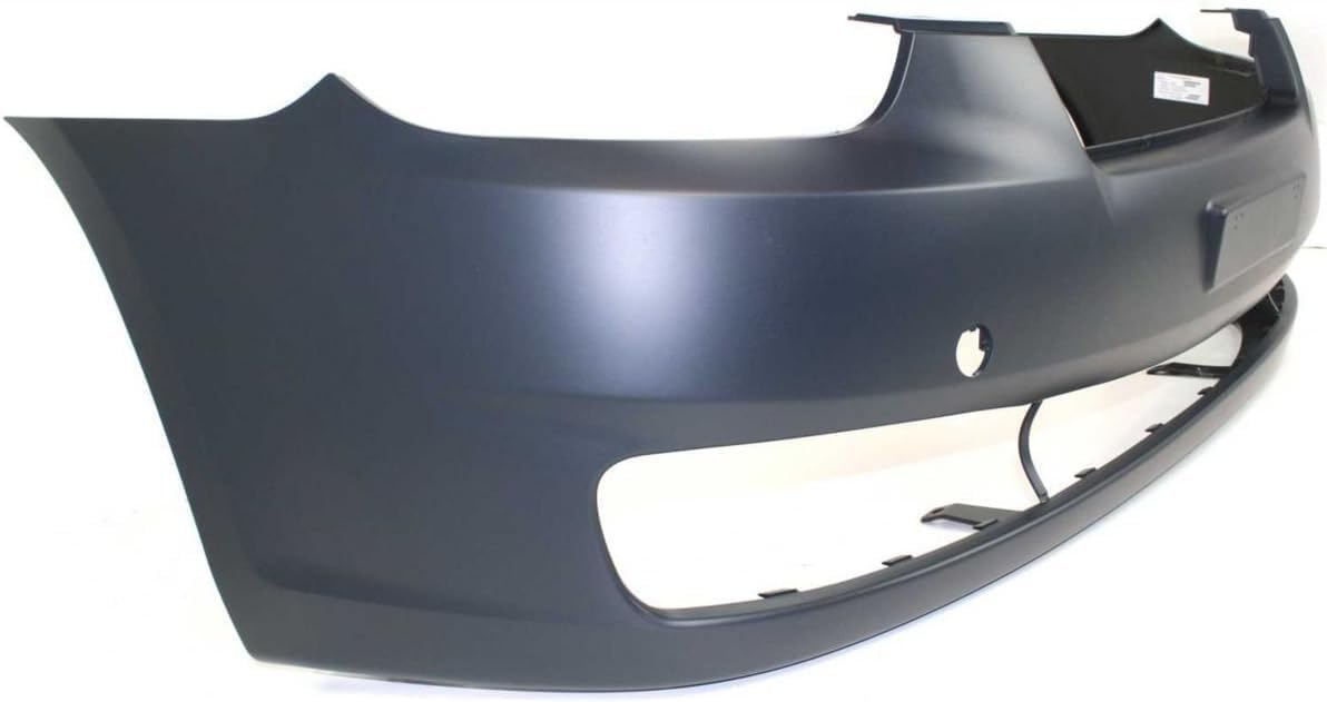 Front Bumper Cover Primed Direct Replacement Compatible With 2006-2011 Hyundai Accent HY1000163 865111E010