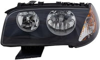 Set Of 2 Front Headlight Assembly Halogen Right Passenger & Left Driver Side Direct Replacement Compatible With 2004-2006 BMW X3 BM2502139 BM2503139 63123418424 63123418423