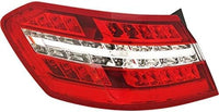 Tail Light Outer Assembly Left Driver Side Direct Replacement Compatible With 2010-2013 Mercedes Benz E-Class MB2804106 2129060758