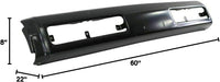 AUTOS PARTS PLUS Front Bumper Steel + Outer End Caps Primed Left Driver & Right Passenger Side Direct Replacement Compatible With 1993-1995 Nissan Pickup NI1004131 NI1005131 NI1002102 6201457G26