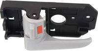 Front Inner Door Handle Light Gray Plastic Left Driver Side Direct Replacement Compatible with 2004-2009 Kia Spectra / Spectra5 KI1352118 826102F00087