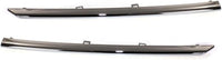 Front Bumper Lower Grille Textured + Fog Light Molding + Bezels + Brackets Left Driver & Right Passenger Side Direct Replacement Compatible With 2012-2014 Toyota Camry TO1036129