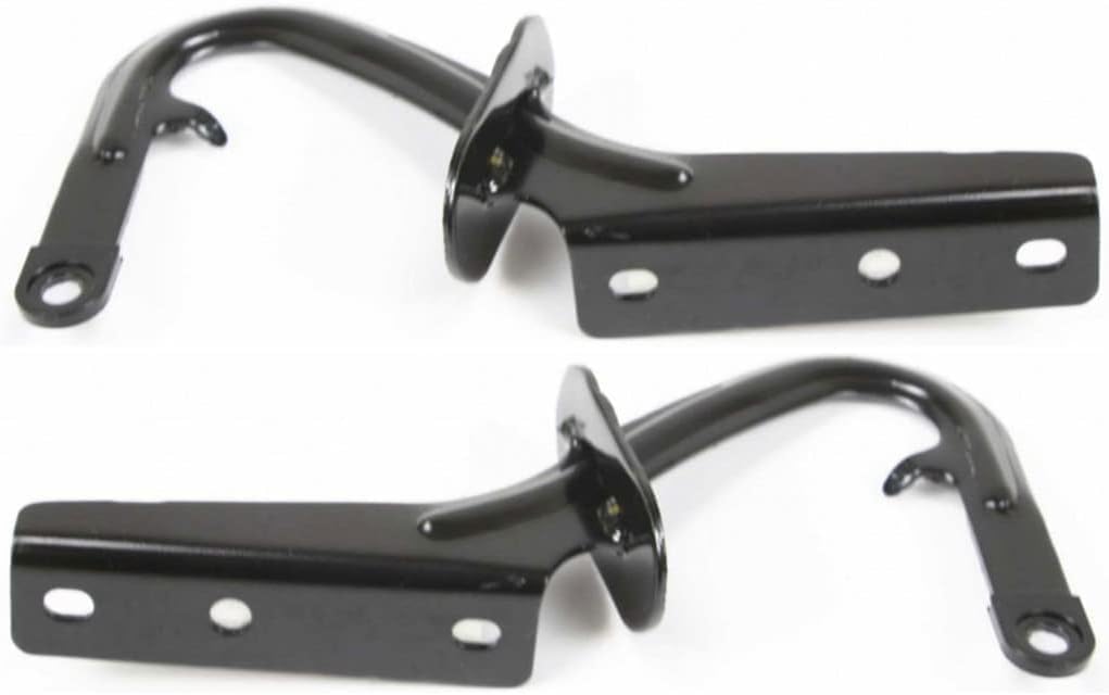 AUTOS PARTS PLUS Front Hood Hinges Steel Left Driver & Right Passenger Side Direct Replacement Compatible With 1986-1997 Nissan Pickup NI1236110 NI1236109 654012S40A 654002S40A