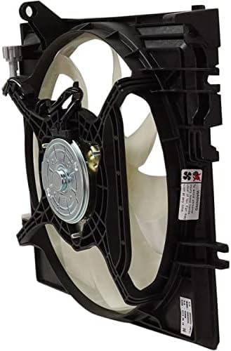 Front Radiator Fan Assembly Plastic Direct Replacement Compatible with 2019-2021 Subaru Forester SU3115137 45131FL000 45122SJ000 45121FJ000