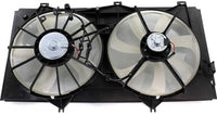 Front Radiator Dual Fan Assembly Plastic Direct Replacement Compatible with 2005-2018 Toyota Avalon / 2009-2016 Venza / 2007-2017 Camry / 2007-2018 Lexus ES350 LX3115113