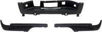 Rear Bumper Center Step Pad + Outer Left Driver & Right Passenger Side Direct Replacement Compatible With 2007-2013 Chevrolet Silverado 1500 GM1191124 GM1191125 GM1191128 15284313