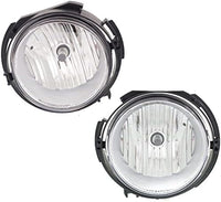 Set of 2 Front Fog Light Assembly Left Driver & Right Passenger Side Direct Replacement Compatible With 2006-2011 Chevrolet HHR GM2593155 GM2592155 15813308 15813307