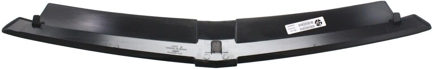 Front Center Grille Trim Black With Emblem Provision Direct Replacement Compatible With 2003-2005 Chevrolet Cavalier GM1044102 12335674
