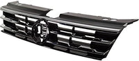 Front Grille Assembly Primed With Chrome Frame Plastic Direct Replacement Compatible With 2018-2021 Volkswagen Tiguan VW1200172 5NN853651DZLL