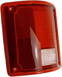 Set Of 2 Tail Light Lens With Chrome Trim Right Passenger & Left Driver Side Direct Replacement Compatible With 1973-1986 Chevrolet/GMC C/K-Series GM2801122 GM2800122 5968330
