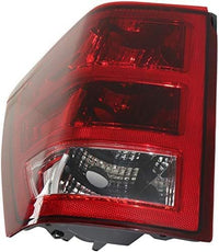 Set Of 2 Tail Light Lens and Housing Plastic Left Driver & Right Passenger Side Direct Replacement Compatible With 2005-2006 Jeep Grand Cherokee CH2801159 CH2800159