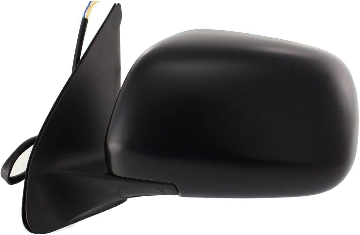 Set Of 2 Front Power Mirror Manual-Folding Non-Heated Plastic Left Driver & Right Passenger Side Direct Replacement Compatible With 2005-2011 Toyota Tacoma TO1320256 TO1321256