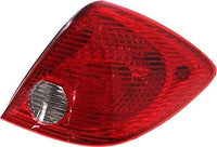 Set Of 2 Tail Light Assembly Plastic Left Driver & Right Passenger Side Direct Replacement Compatible With 2005-2010 Pontiac G6 GM2801201 GM2800201 15242808 15242809