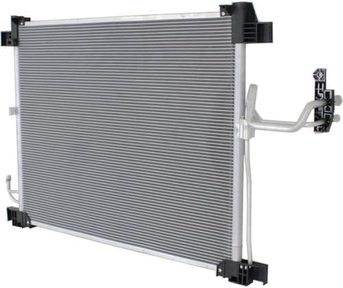 Front A/C Condenser Aluminum Core Direct Replacement Compatible With 2008-2012 Infiniti EX35 / 2009-2012 FX35 / 2009-2013 FX50 / 2014-2017 QX50 / QX70 IN3030161 921101BA0A