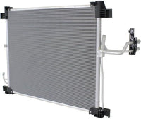 Front A/C Condenser Aluminum Core Direct Replacement Compatible With 2008-2012 Infiniti EX35 / 2009-2012 FX35 / 2009-2013 FX50 / 2014-2017 QX50 / QX70 IN3030161 921101BA0A