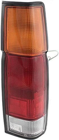 Set Of 2 Tail Light Assembly Plastic Left Driver & Right Passenger Side Direct Replacement Compatible With 1986-1994 Nissan D21 / 1995-1997 Pickup NI2801103 NI2800103