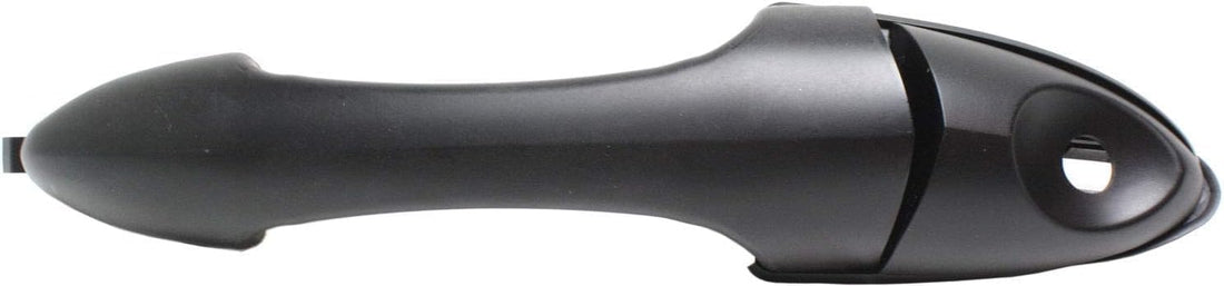 Front Outside Door Handle Smooth Black Left Driver Side Direct Replacement Compatible with 2000-2007 Ford Focus FO1310142 2T2Z7822404BAPTM