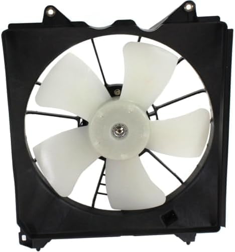 Front Radiator & A/C Condenser Cooling Fan Assembly Plastic Direct Replacement Compatible with 2008-2012 Honda Accord HO3113123 HO3115142 38616R40A01-PFM 38615R40A01 38