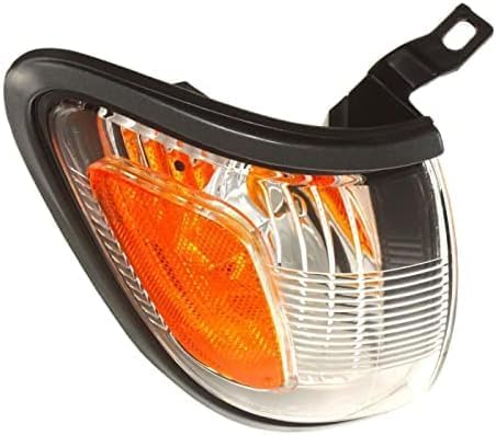 Set Of 2 Front Corner Light Assembly Plastic Left Driver & Right Passenger Side Direct Replacement Compatible With 2001-2004 Toyota Tacoma TO2521160 TO2520160 8161004070 8162004070