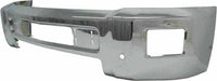 Front Bumper Chrome + Lower Valance + Fog Lamp Left Driver and Right Passenger Side Direct Replacement Compatible With 2015-2019 Chevrolet Silverado 2500HD 3500HD GM1002850