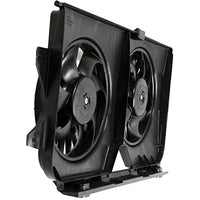 Front Dual Fan Assembly Direct Replacement Compatible with 2005-2007 Chrysler Town & Country/Caravan/Grand CH3115145 4677695AB